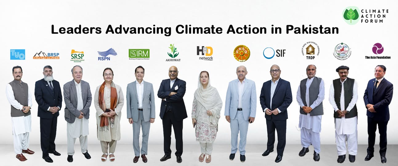 Leaders Advancing Climate Action in Pakistan, CAF member organization representatives